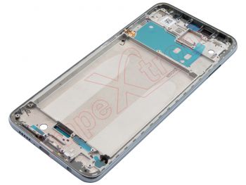 Glacier white middle chassis / housing for Xiaomi Redmi Note 9S, M2003J6A1G / Xiaomi Redmi Note 9 Pro, M2003J6B2G